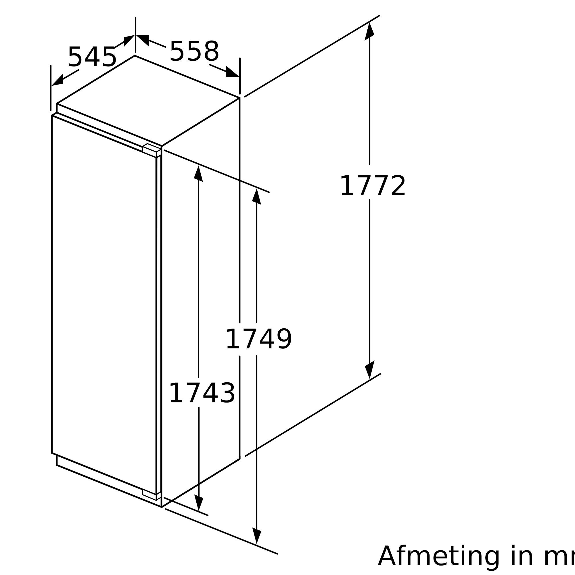 Siemens KI82LAFF0 - Inbouw koel-vriescombinatie