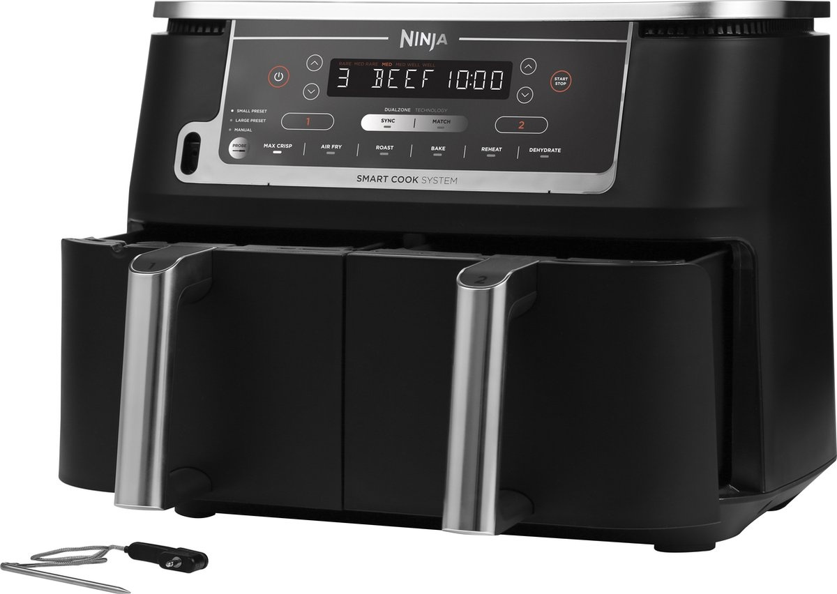 Ninja Foodi MAX Dual Zone AF451EU - Hetelucht friteuse