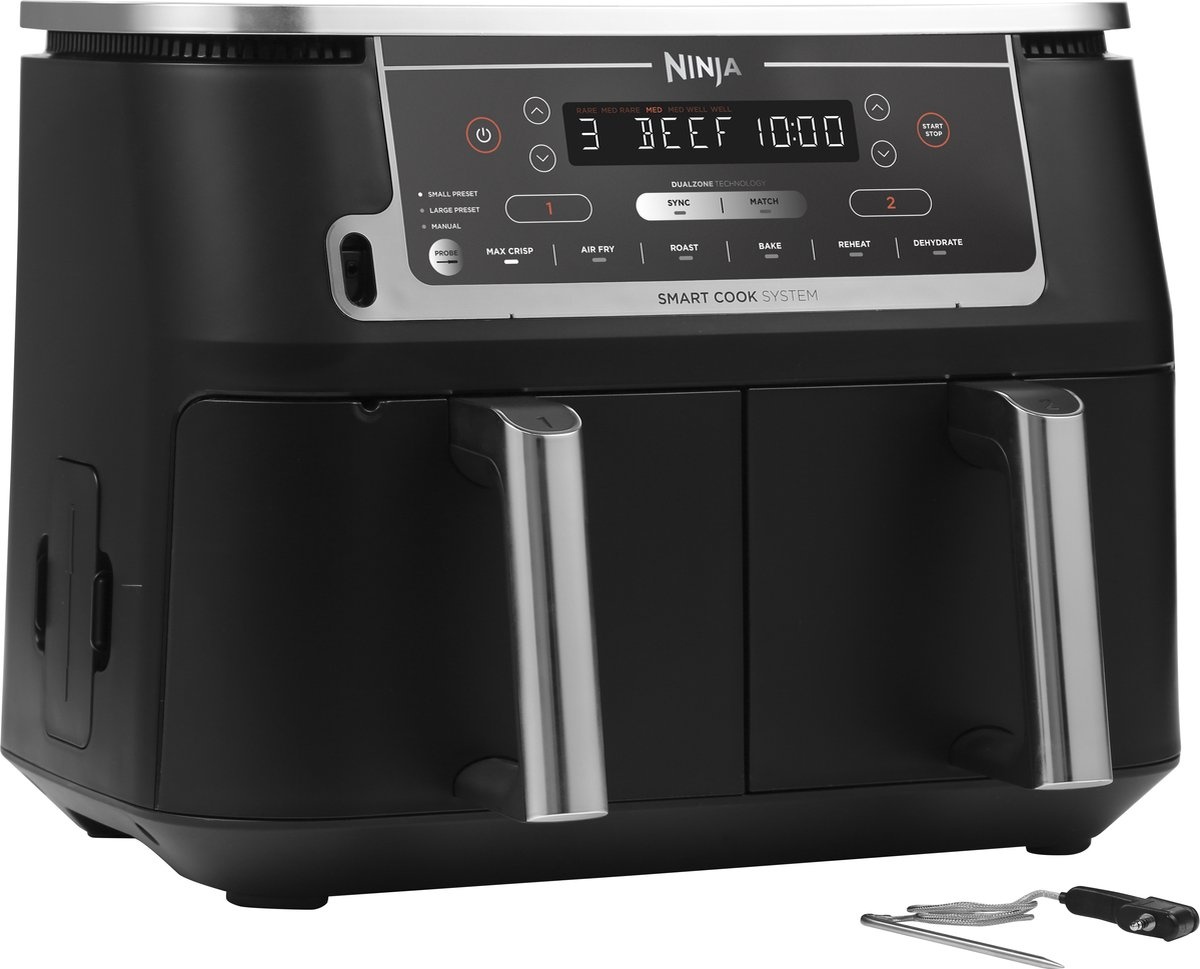 Ninja Foodi MAX Dual Zone AF451EU - Hetelucht friteuse
