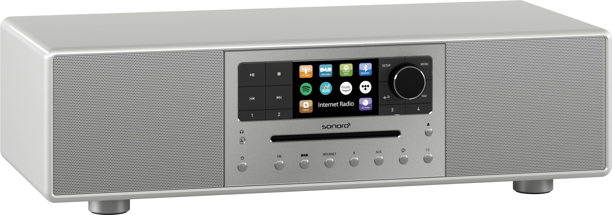 Sonoro Meisterstuck V4 Zilver - Radio