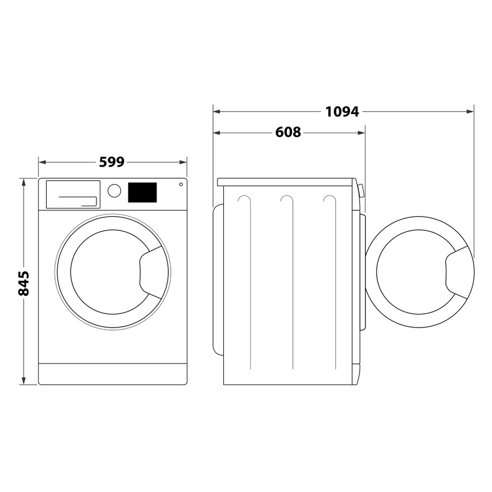 Whirlpool W7X 89 SILENCE EE - Wasmachine