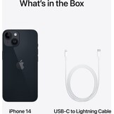 Refurbished iPhone 14 128 GB Paars (A grade) - Mobiele telefoon