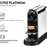 De'Longhi Nespresso CitiZ Platinum EN220.M - Koffiemachine