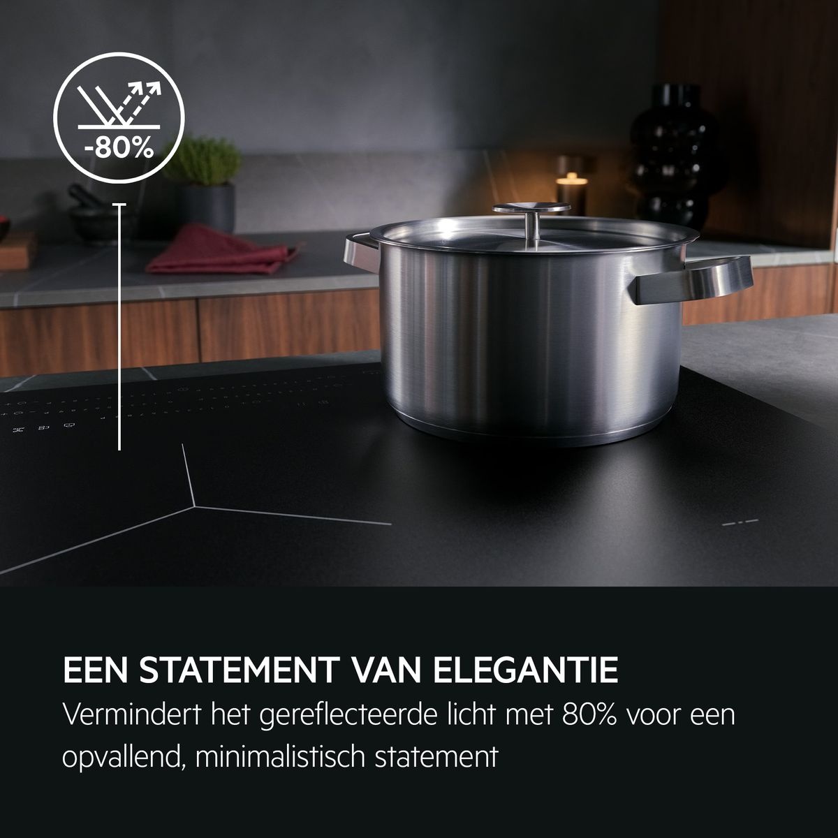 AEG TI64IB1BIZ SaphirMatt - Inductiekookplaat