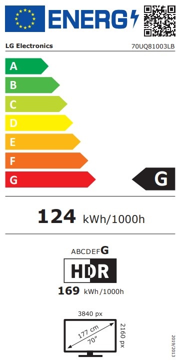 LG 70UQ81003 - LED TV