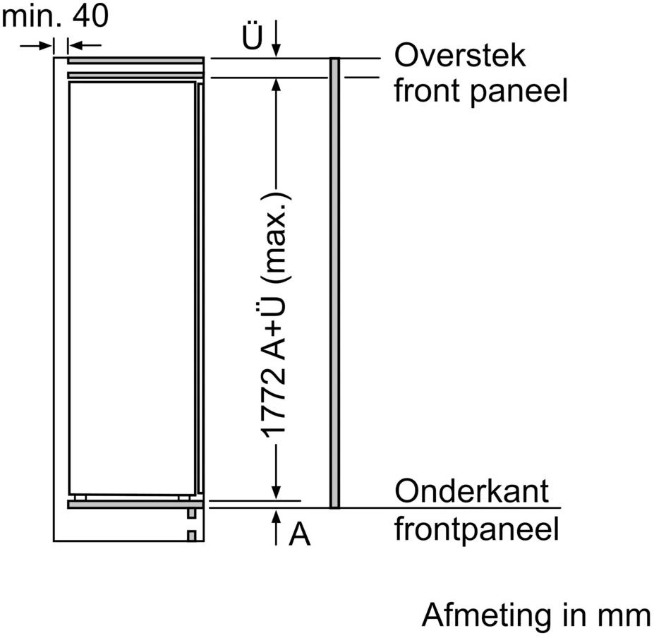 Siemens KI81REDD0 iQ500 extraKlasse - Inbouw koelkast