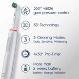 Oral-B Pro 3 3300 Sensitive Clean Wit - Elektrische tandenborstel
