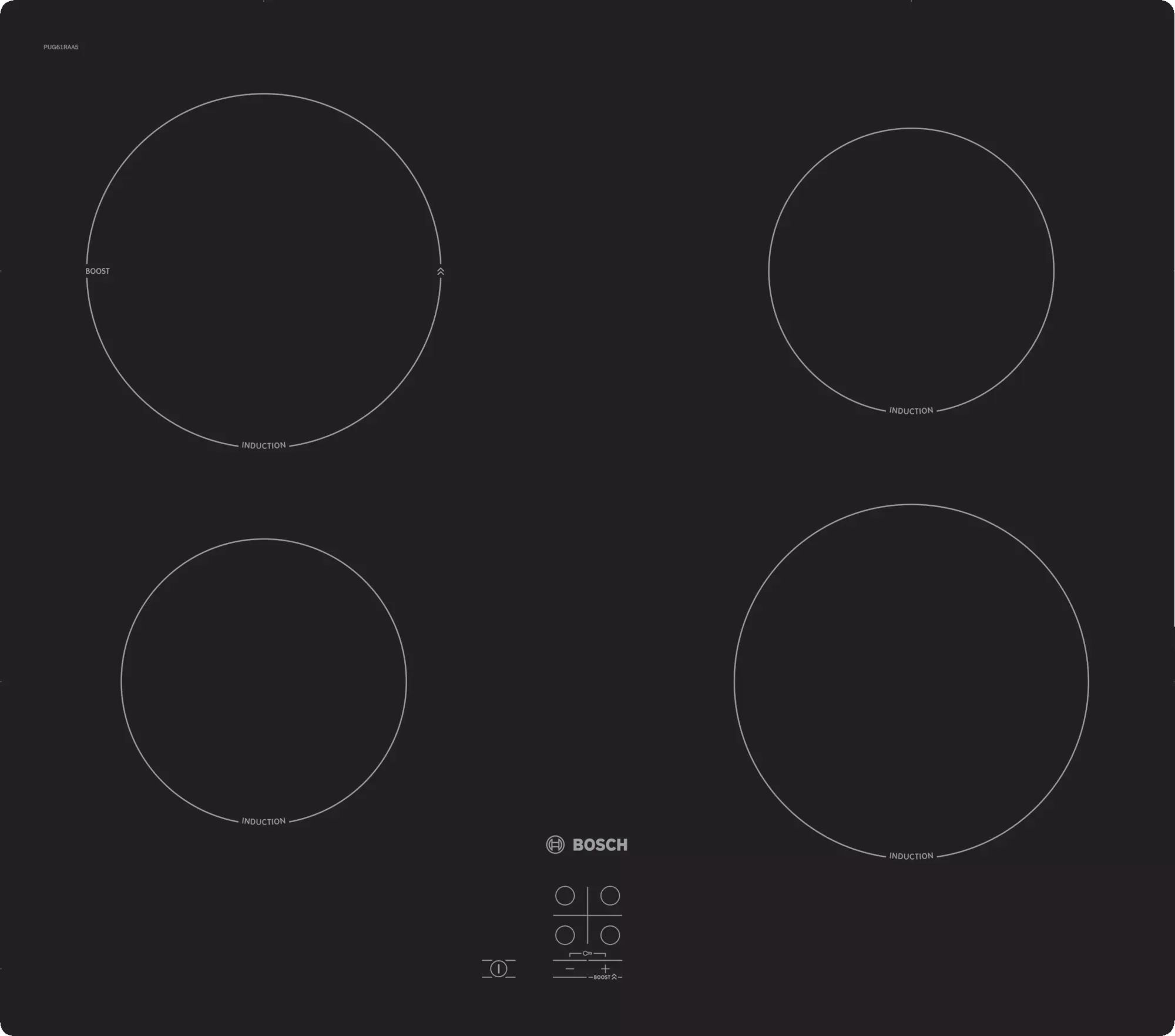 Bosch PUG61RAA5D - Inductiekookplaat