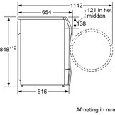 Bosch WNC254A0NL - Was-droogcombinatie