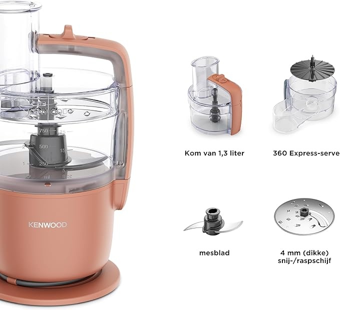 Kenwood MultiPro Go FDP22.130RD - Foodprocessor