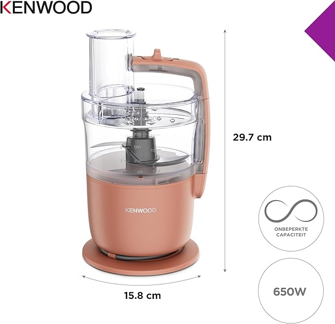 Kenwood MultiPro Go FDP22.130RD - Foodprocessor