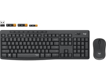 Logitech MK295 Silent - Toetsenbord + muis set