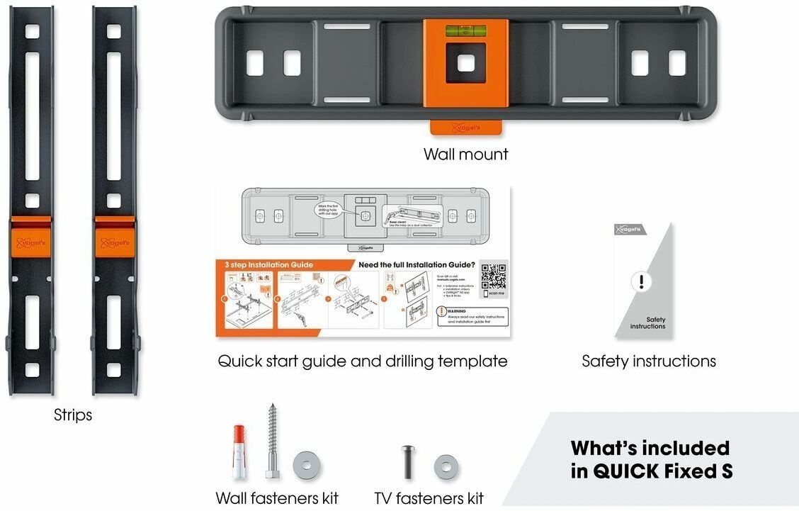 Vogel's TVM 1205 Platte TV-beugel (19 - 50 inch) - TV muurbeugel