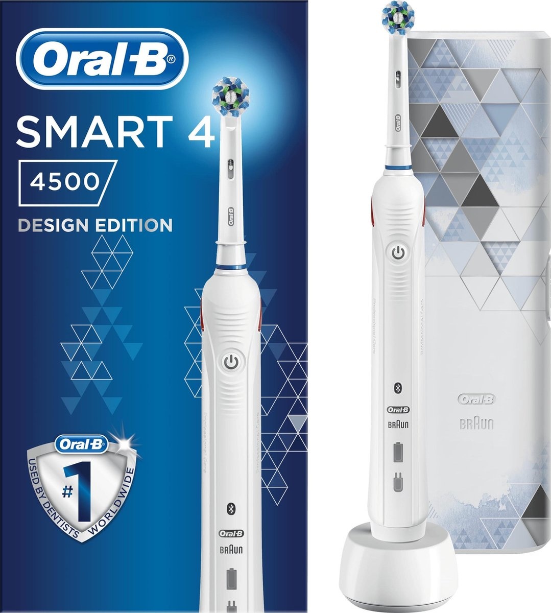 Oral-B Smart 4 4500 Wit - Elektrische tandenborstel