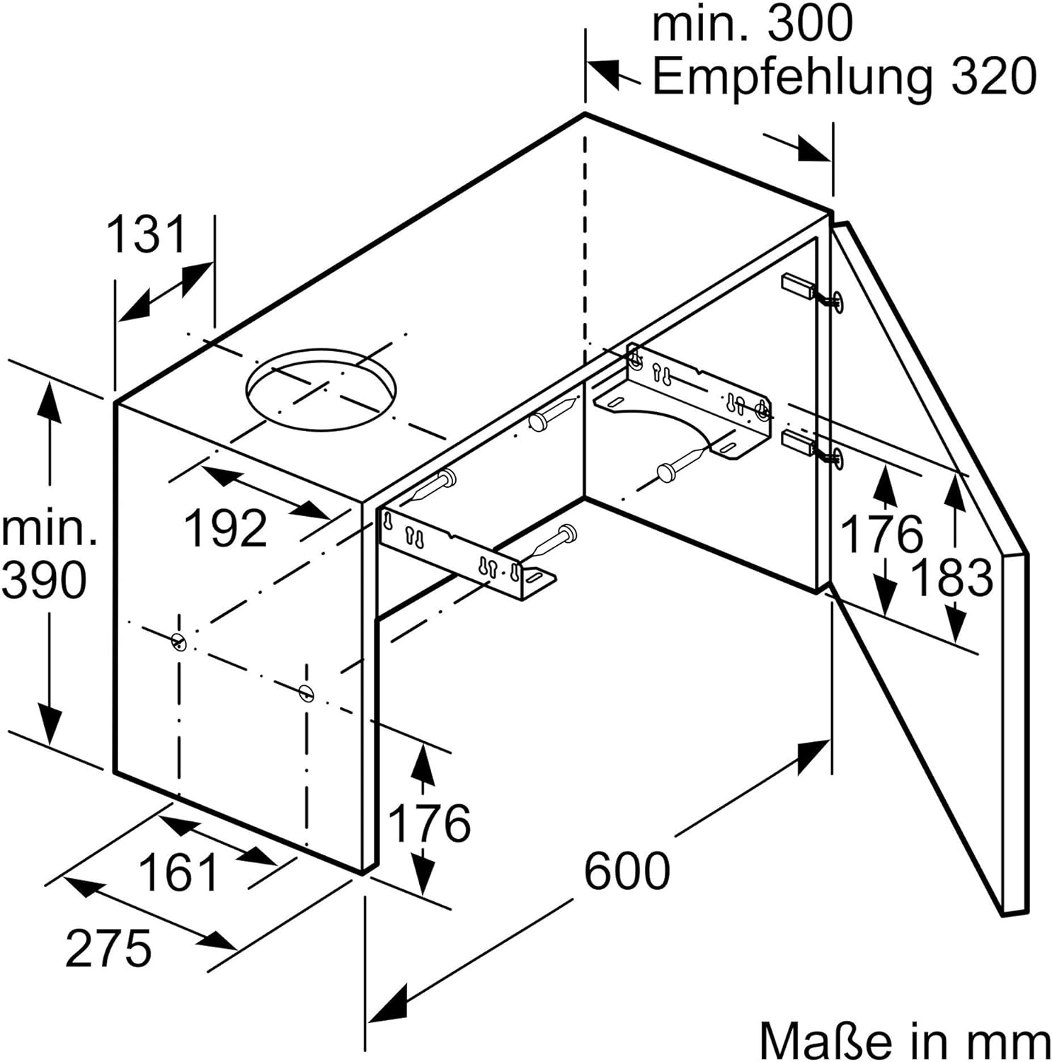 Bosch DFL064A52 - Vlakscherm afzuigkap