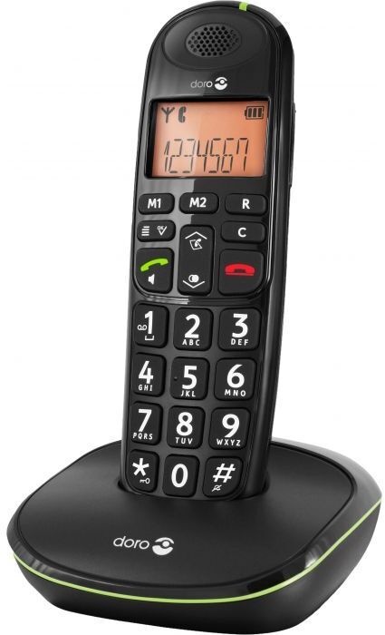 Doro PhoneEasy 100w Zwart - Senioren telefoon