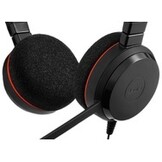 Jabra Evolve 20 MS Stereo (Zwart/Rood) - Headset