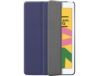 Just in Case Smart Tri-Fold Case - Apple iPad 10.2 - Blauw - Beschermhoes