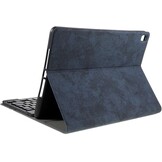 Just in Case Vintage Bluetooth Keyboard Cover - Apple iPad 10.2 - Zwart - Beschermhoes