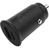 Grab 'n Go 30W USB C + USB A Autolader zwart