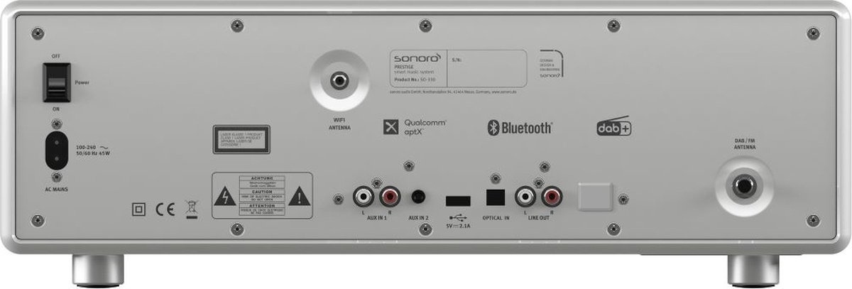 Sonoro PRESTIGE X Silver - Radio