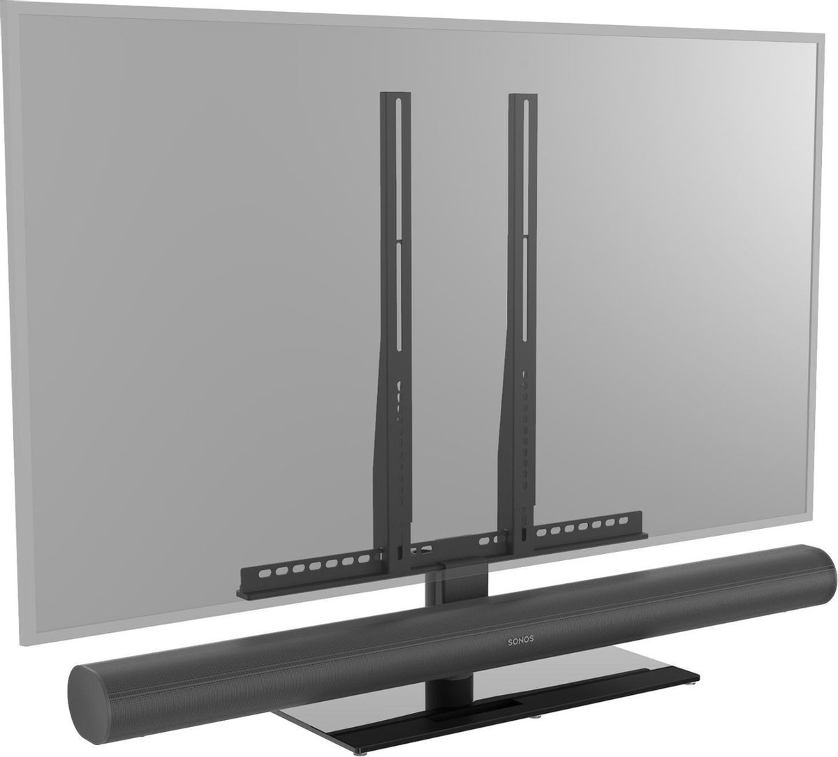 Cavus Module voor Sonos Arc op Cavus TV voet