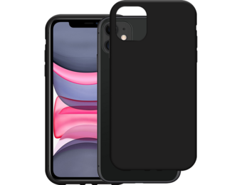 Just in Case iPhone 11 Soft TPU Case Zwart - Beschermhoes