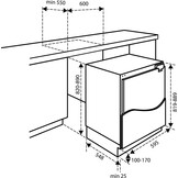 Inventum IVR0821D - Onderbouw vriezer