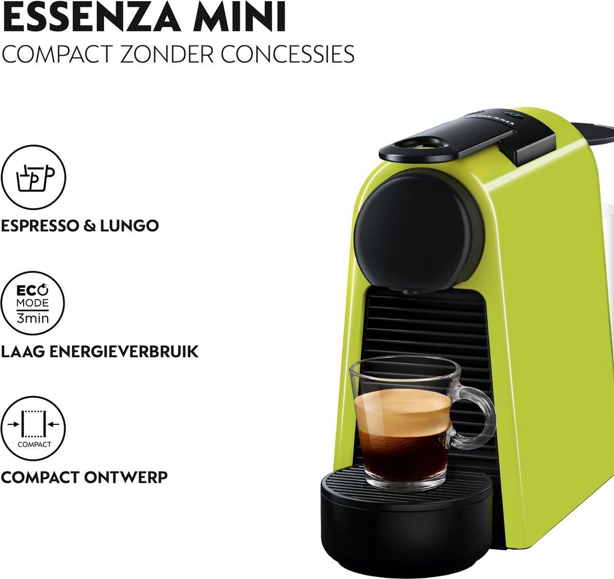 De'Longhi Nespresso Essenza Mini EN85.L - Koffiemachine