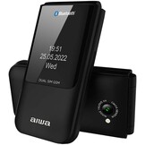 Aiwa FP-24BK Zwart - Senioren telefoon