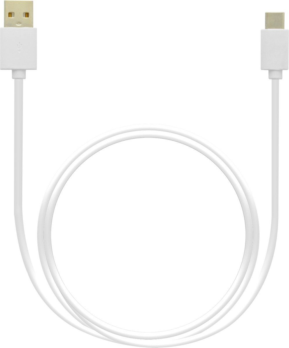 Grab 'n Go Oplaadkabel Usb-c 1 Meter Wit