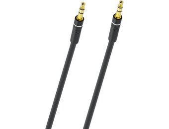 Oehlbach D1C33181 SL Audiokabel 3.5mm Jack 0,5M Zwart
