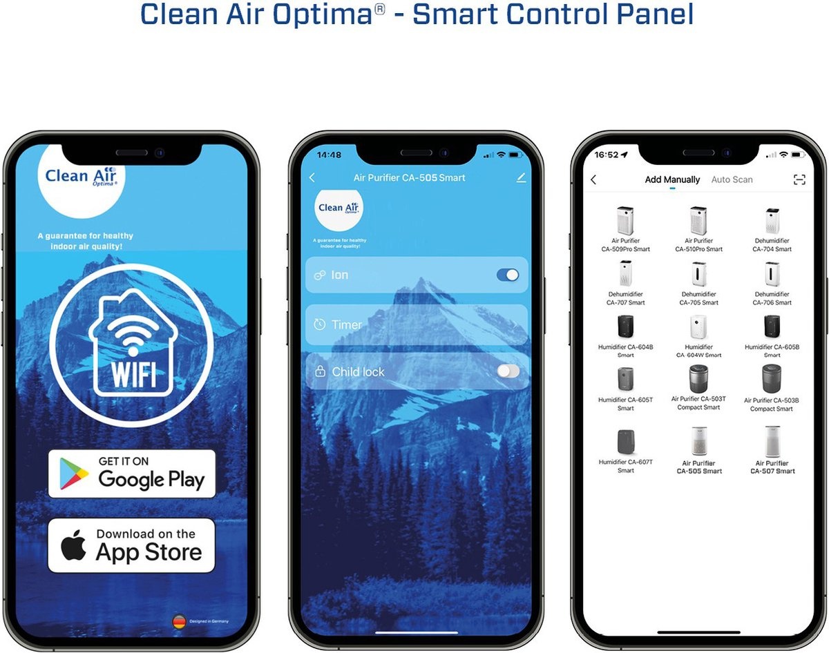 Clean Air Optima CA-505 Smart - Luchtreiniger