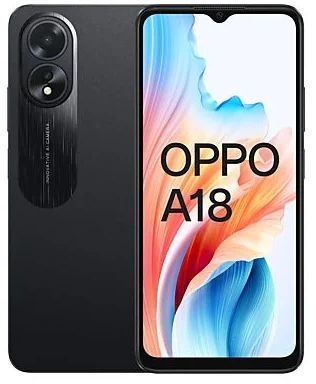 OPPO A18 128GB Glowing Black - Mobiele telefoon