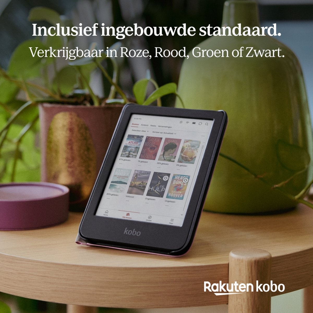 Kobo Clara Colour/BW SleepCover Zwart - Beschermhoes