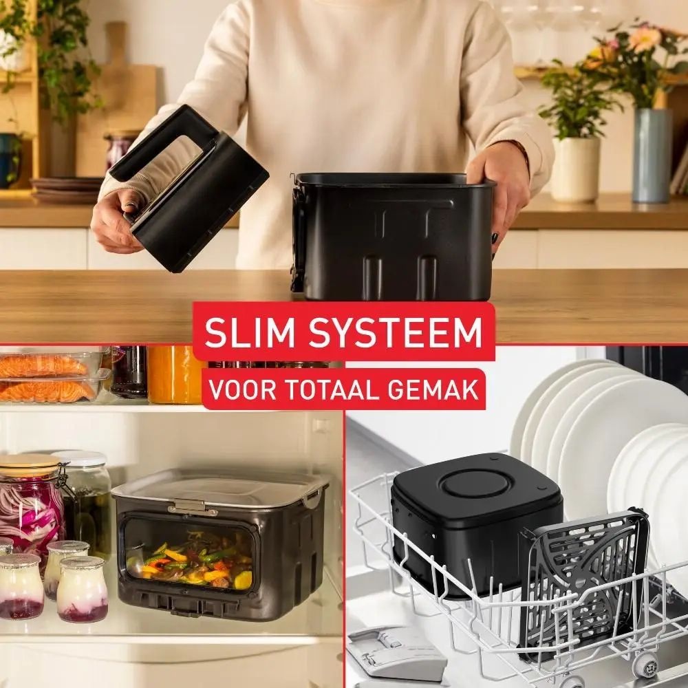 Tefal EY876D Easy Fry Smart & Silence XXL - Hetelucht friteuse