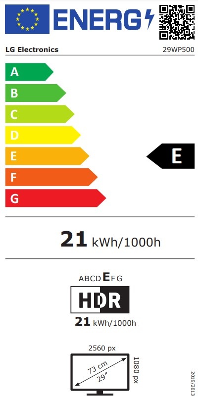 LG 29WP500-B UltraWide - Monitor