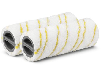 Kärcher Set van 2 microvezelrollen geel - Vloerreiniger