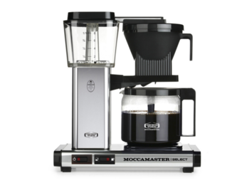 Moccamaster KBG Select (Polished Silver) - Koffiezetapparaat
