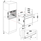 Whirlpool AMW 9605/NB - Inbouw magnetron