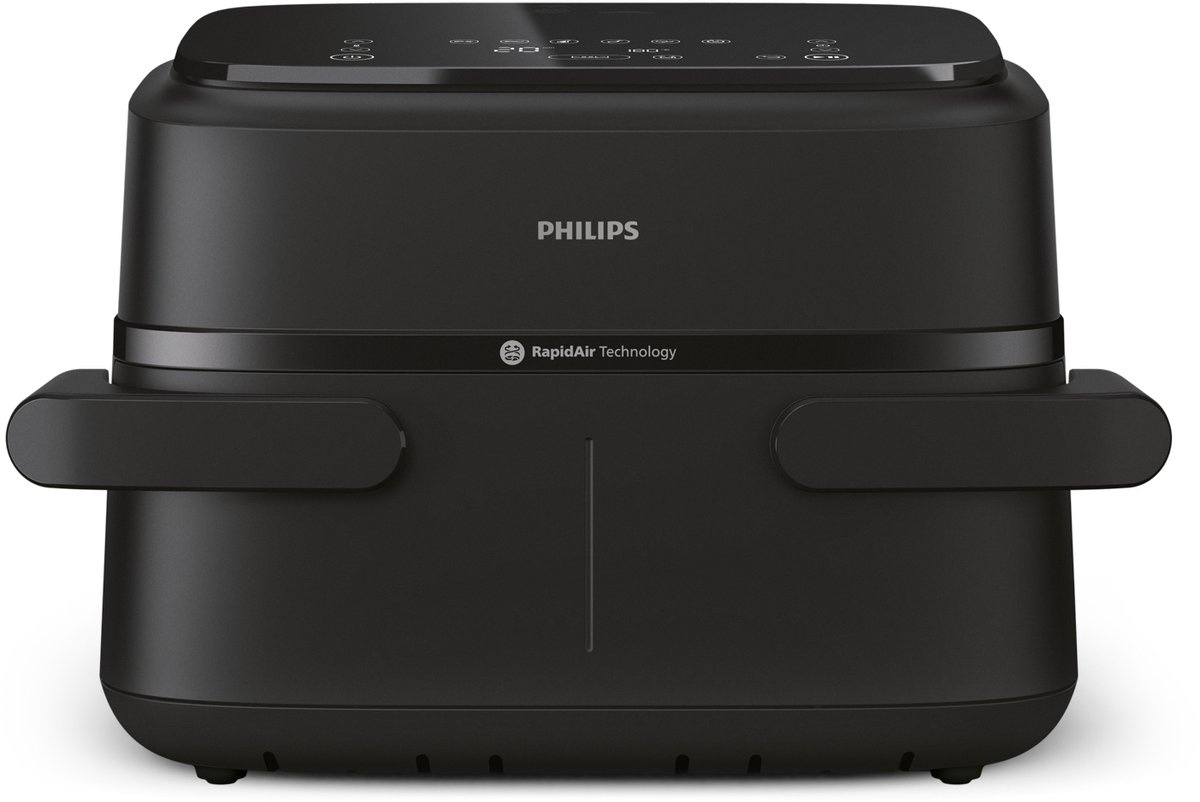 Philips Dual Basket Airfryer NA150/00 - Hetelucht friteuse