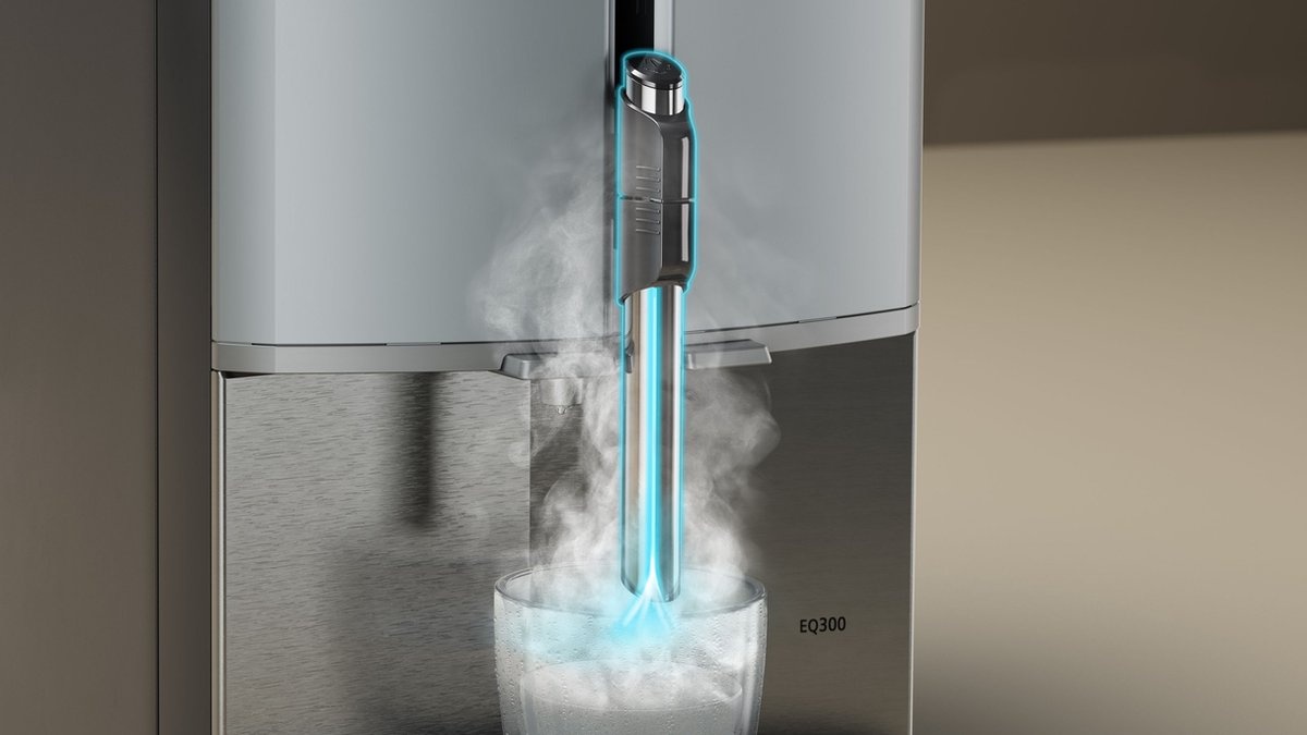 Siemens EQ300 TF301E09 Piano Black - Koffiemachine