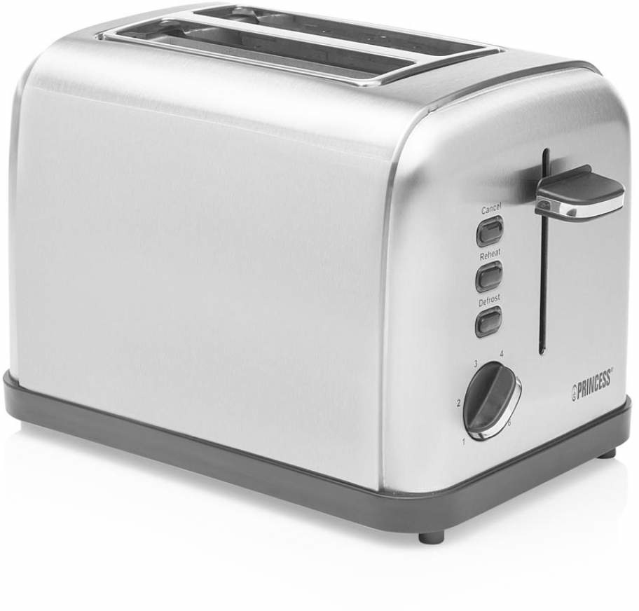 Princess 142354 Toaster Steel Style 2 - Broodrooster