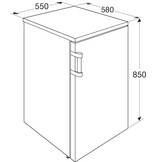 ETNA KKV655WIT - Tafelmodel koelkast