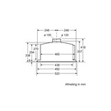 Siemens LB59584M - Inbouw afzuigkap