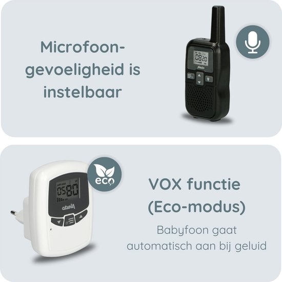 Alecto DBX80BK - Babyfoon