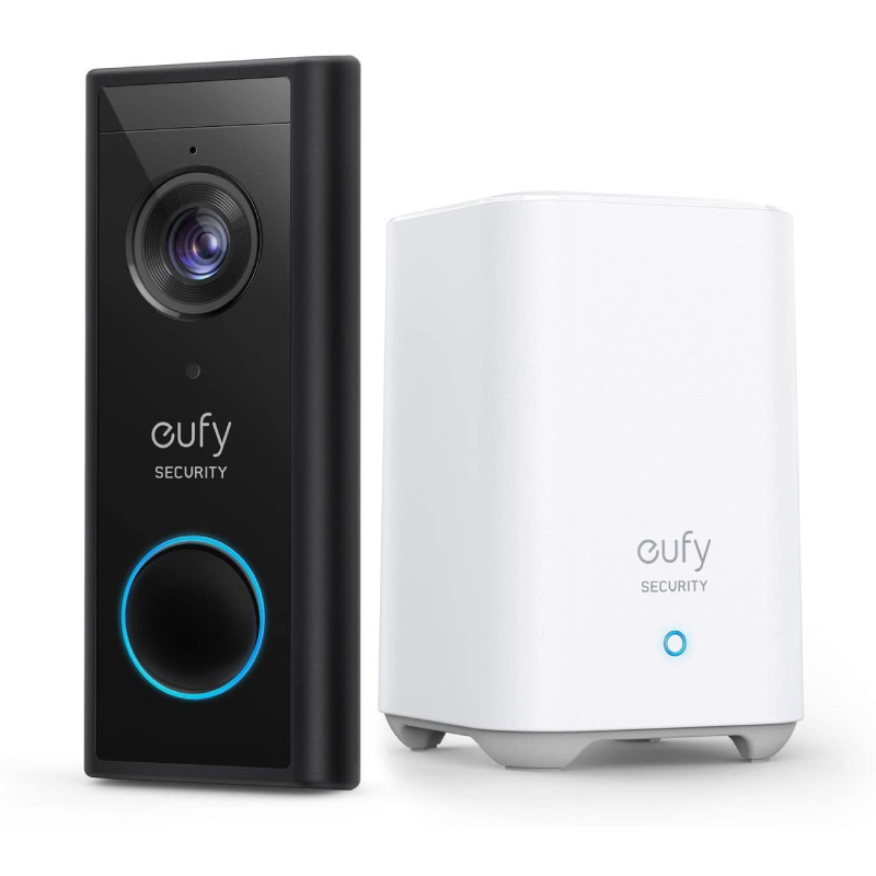 Eufy Video Doorbell 2K (Batterij) + Homebase - Deurbel