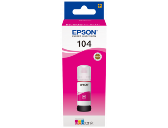 Epson Inktflesje Ecotank 104 Magenta - Inktcartridge
