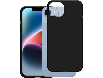 Cazy Soft TPU Case Zwart voor iPhone 14 - Telefoonhoesje