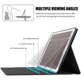 Just in Case Premium Bluetooth keyboard hoes voor iPad 9.7 (2017/2018) Zwart - Tablethoes